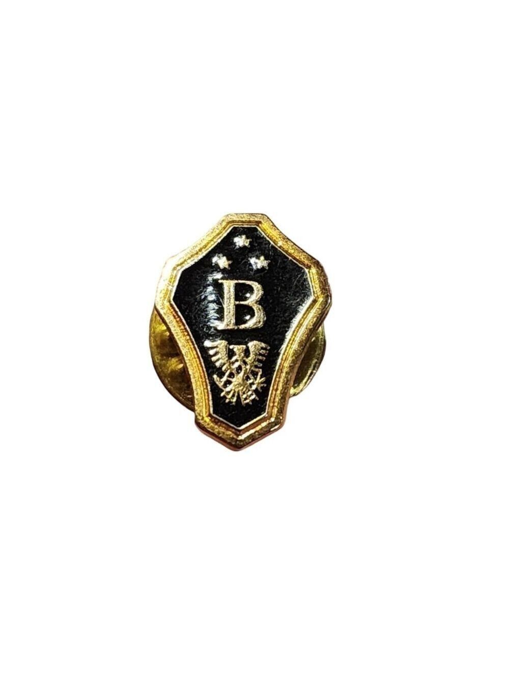Vintage B BETA Eagle 3 Star Crest Badge Medal Fraternity Pin Hat Lapel